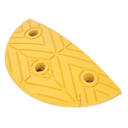 Próg podrzutowy "40" wys. 7,5 cm - element skrajny żółty